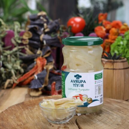 El Yapımı Beyaz Lahana Turşusu Net 750gr